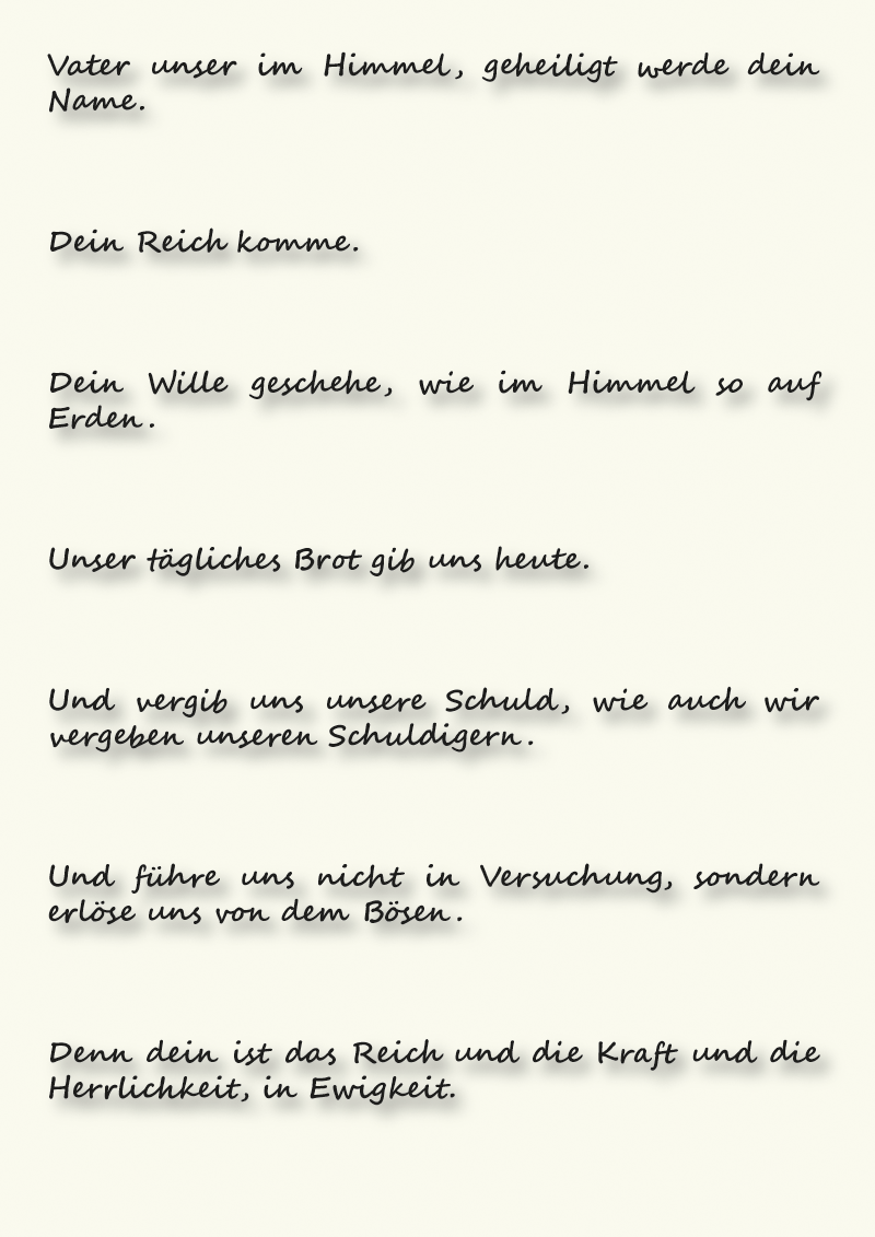 Vater Unser