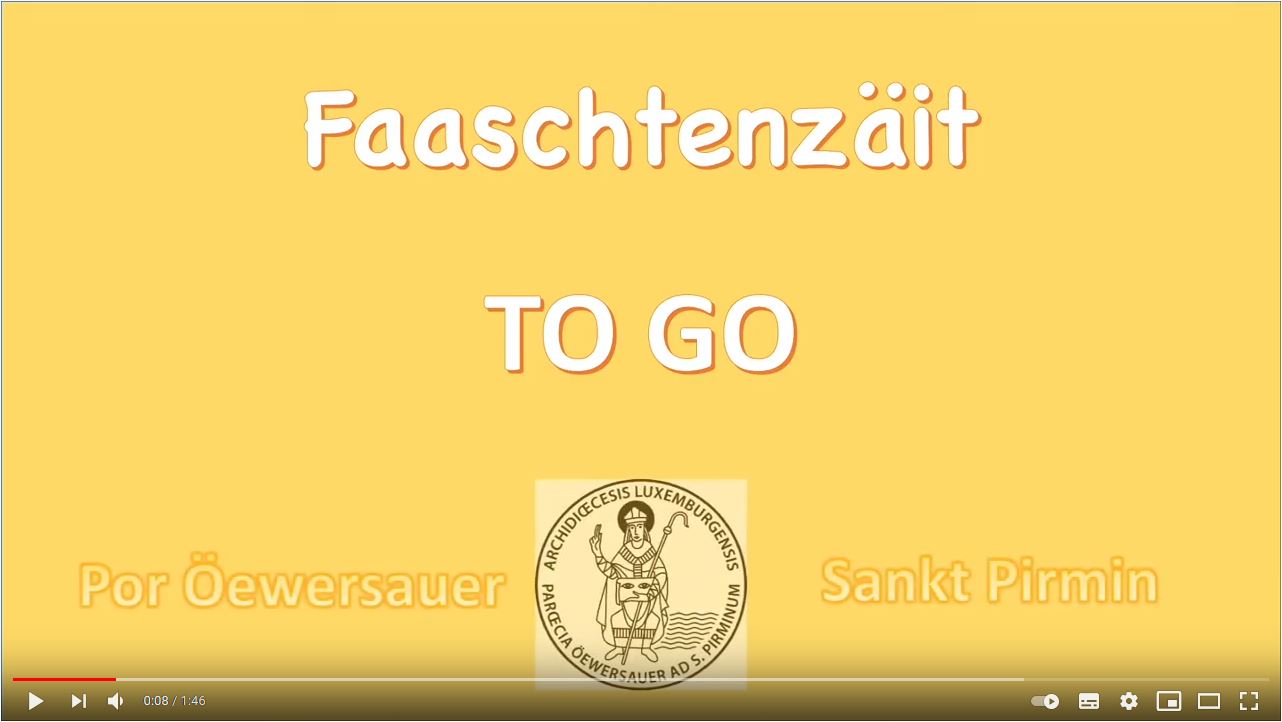 faschten zait to go